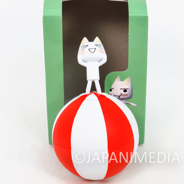Sony Cat Doko Demo Issyo TORO INOUE Ball riding Figure Roly-Poly Toy #2 Japanimedia Store FRONT
