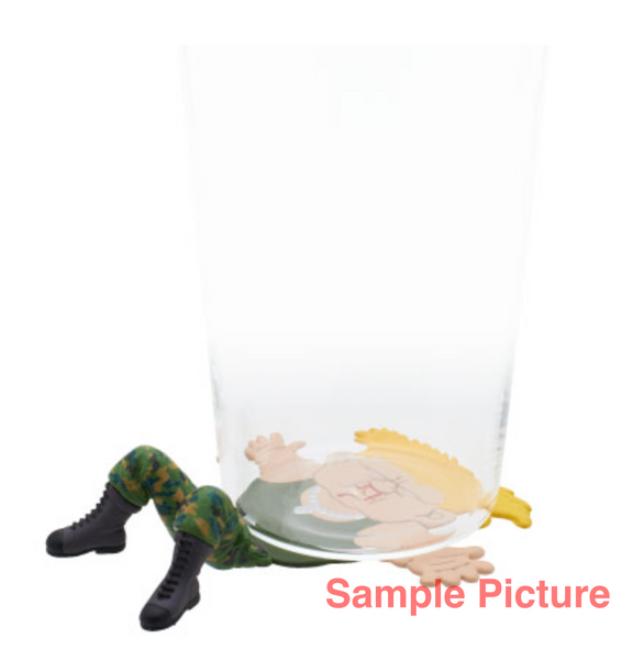 Street Fighter Guile Mini Figure Coaster Japanimedia Store FRONT