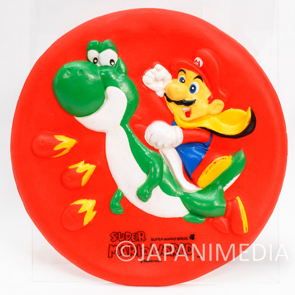 Retro RARE! Super Mario World 9.5" Rubber Frisbee TSUKUDA NINTENDO Bros. Japanimedia Store FRONT