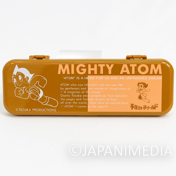 Astro Boy Mighty Atom Plastic Pen Case #Brown/ Osamu Tezuka Japanimedia Store FRONT