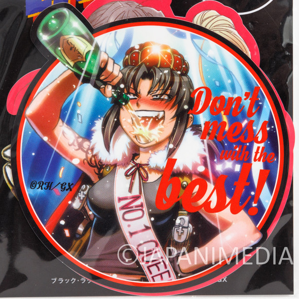 Black Lagoon Revy Hot Travel Sticker set Shogakukan Japanimedia Store FRONT
