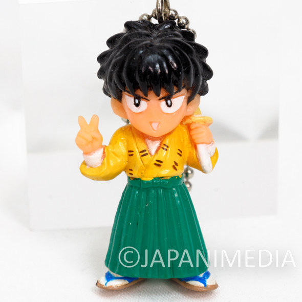 Retro RARE! Rurouni Kenshin Yahiko Myoujin Figure Ballchain JAPAN Japanimedia Store FRONT