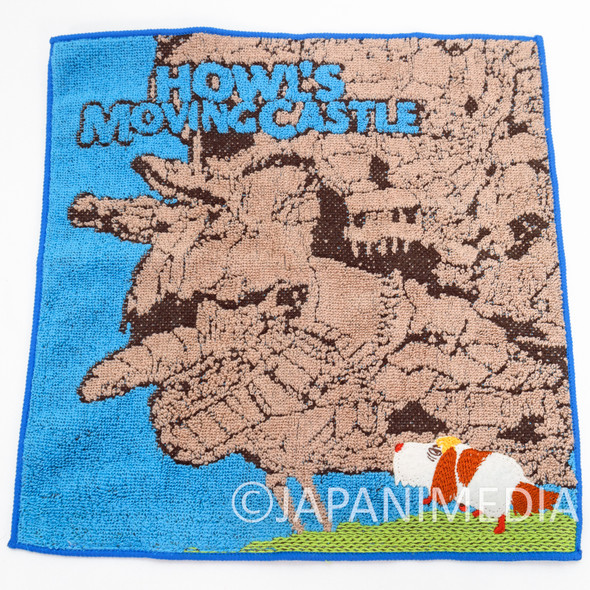 Howl's Moving Castle Heen Hand Towel Cotton 100% 14x13 inch JAPAN Japanimedia Store FRONT