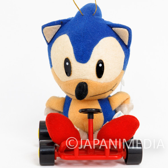 Sonic The Hedgehog SONIC on Kart Plush Doll Red ver. SEGA 1991 Japanimedia Store FRONT