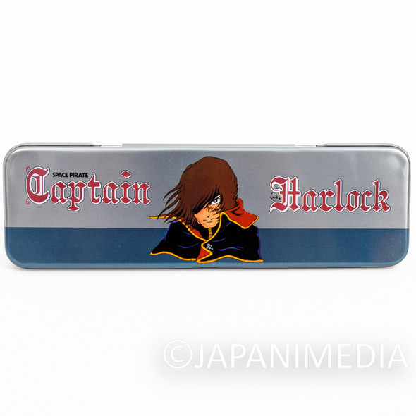 Retro Space Pirate Captain Harlock Can Pen Case Japanimedia Store FRONT