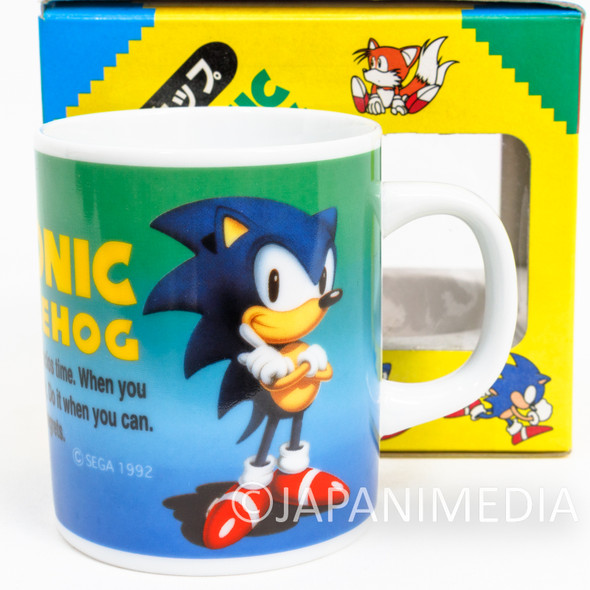 Retro RARE! Sonic The Hedgehog Mug SEGA JAPAN GAME 3 Japanimedia Store FRONT