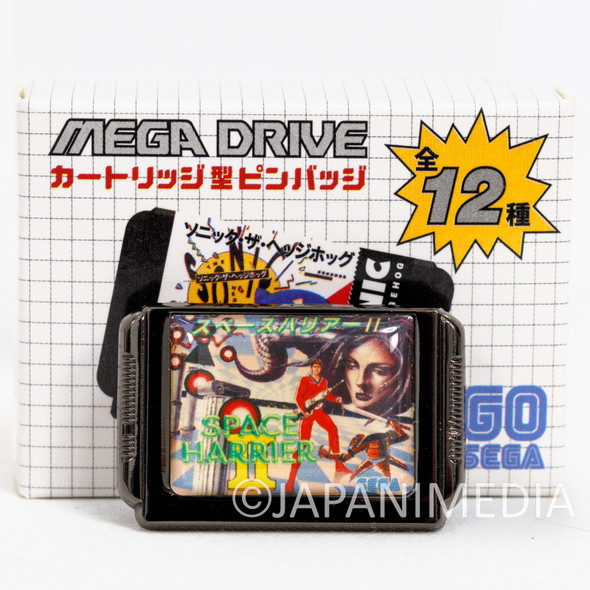Space Harrier II SEGA Mega Drive Cartridge-type Metal Pins Japanimedia Store FRONT