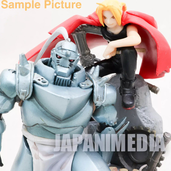 Fullmetal Alchemist Edward Elric & Alphonse Book in Figure [Red] JAPAN 2 Japanimedia Store FRONT