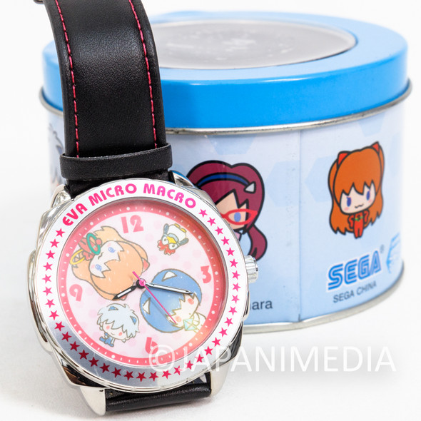 Evangelion EVA Micro Macro Premium Wrist Watch in Tin Can Box 2 [ Rei / Asuka / PenPen / Kaworu] SEGA Japanimedia Store FRONT