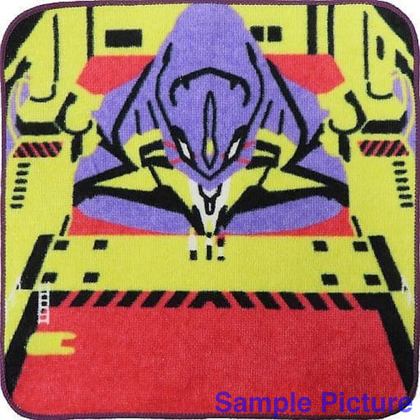 Evangelion EVA-01 Episode.1 Hand Towel 12x12inch BANDAI JAPAN Japanimedia Store FRONT