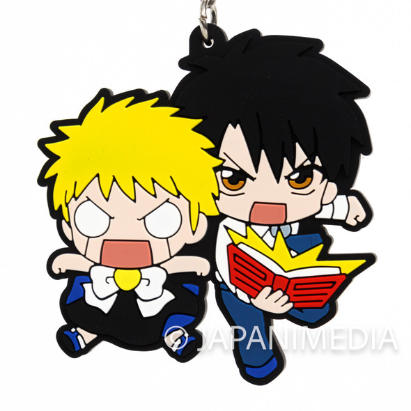 Zatch Bell! Kiyo Takamine & Zatch Rubber Mascot Part.2 Strap Keychain JAPAN Japanimedia Store FRONT