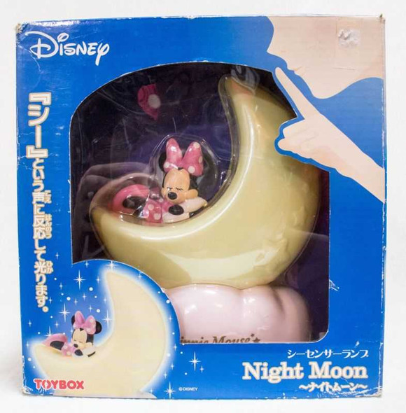 Disney Minnie Mouse Night Moon Shhh Sensor Light Lump Toy Box JAPAN Japanimedia Store FRONT