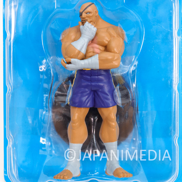 RARE! Street Fighter 2 SAGAT Capcom Character Kachi-Gumi Mini Figure Japanimedia Store FRONT