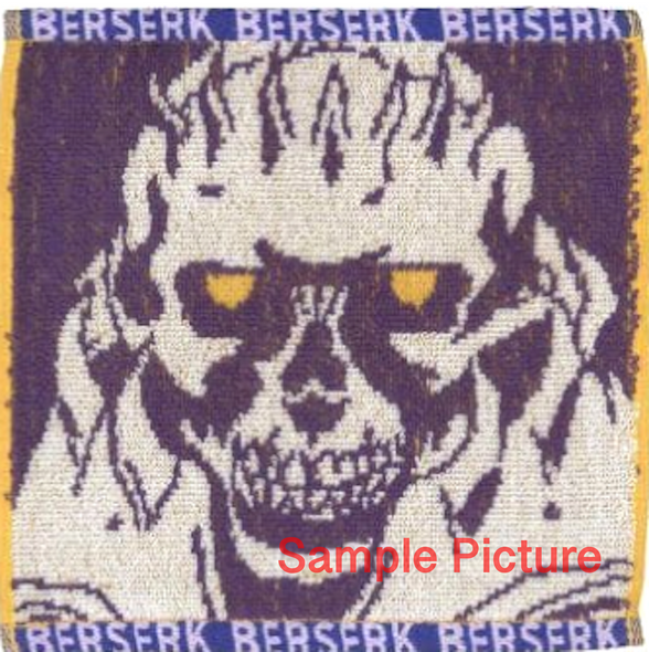 Berserk Skull Knight Hand Towel 8x8inch BANDAI NAMCO JAPAN ANIME MANGA Japanimedia Store FRONT