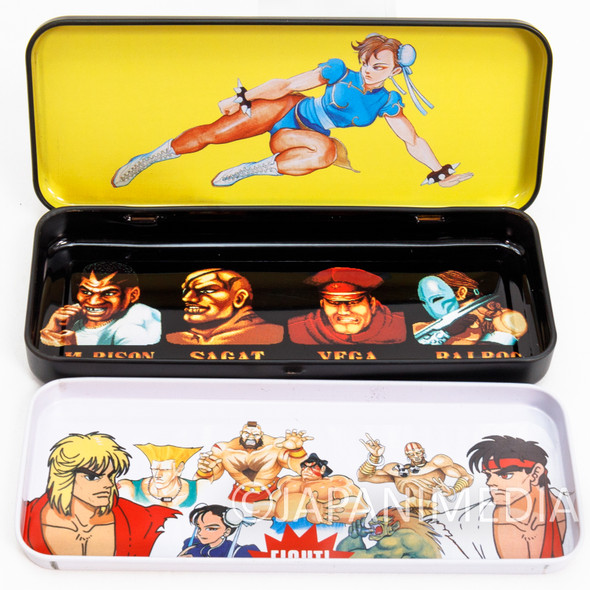 Retro RARE Street Fighter 2 Can Pen Case Capcom GAMEST Japanimedia Store FRONT