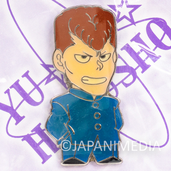 RARE Yu Yu Hakusho Kazuma Kuwabara Pins Movic JAPAN 4 Japanimedia Store FRONT