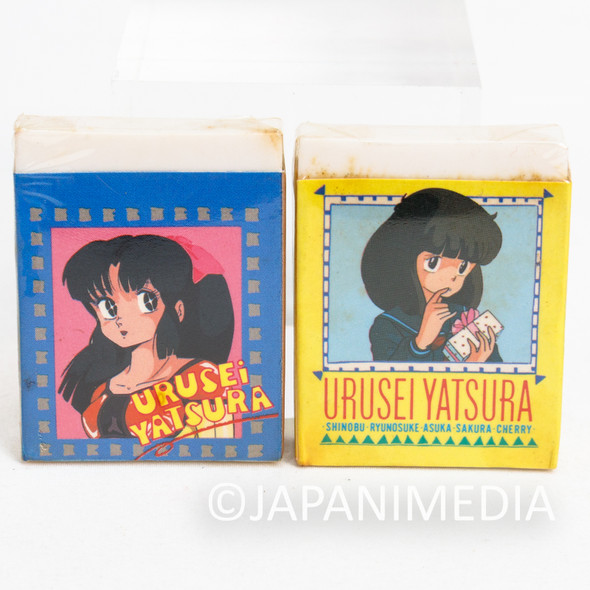 Urusei Yatsura Eraser 2pc Set #2 / Asuka Shinobu Lum JAPAN ANIME RUMIKO TAKAHASHI Japanimedia Store FRONT