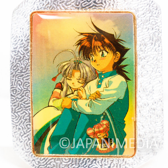 Mamotte Shugogetten Shaorin & Tasuke Metal Pins JAPAN ANIME Japanimedia Store FRONT