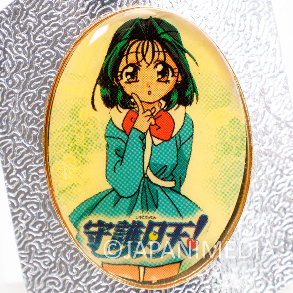 Mamotte Shugogetten Kaori Aihara Metal Pins JAPAN ANIME Japanimedia Store FRONT