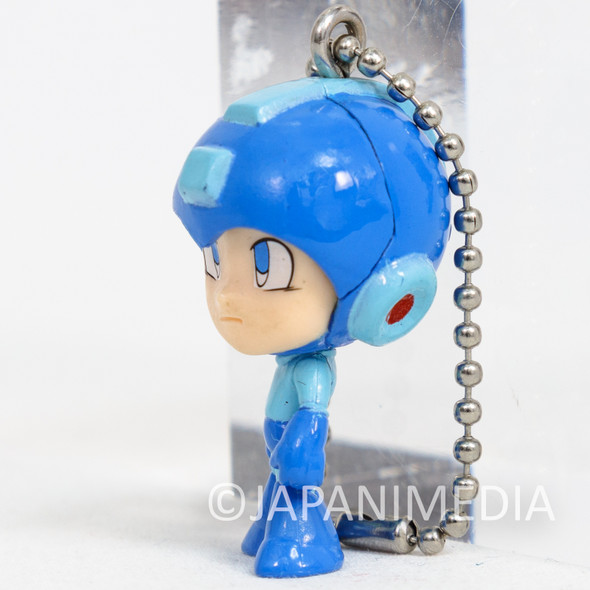 RARE! MEGA MAN Mascot Figure Ballchain CAPCOM ROCKMAN
