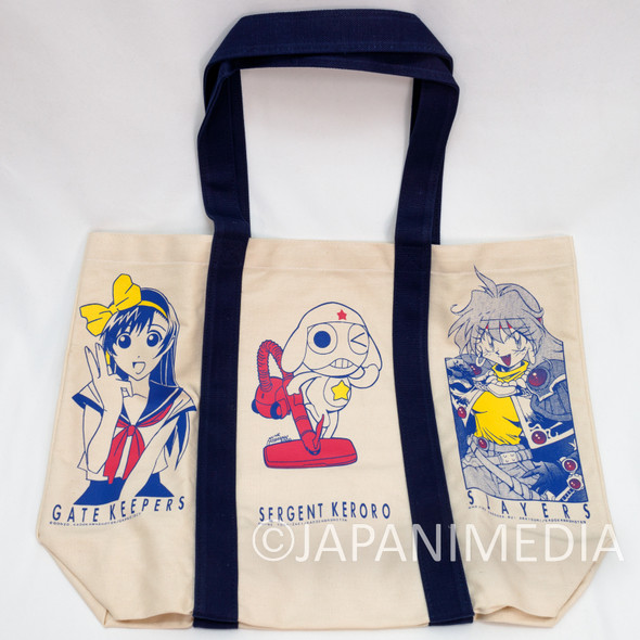 Sgt. Frog Keroro / Slayers / Gate Keepers Tote Bag 12x17inch Japanimedia Store FRONT