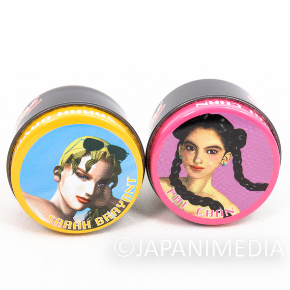 Virtua Fighter 3 Small Can Case Set Sarah Brayant & Pai Chan SEGA 1996 Japanimedia Store FRONT