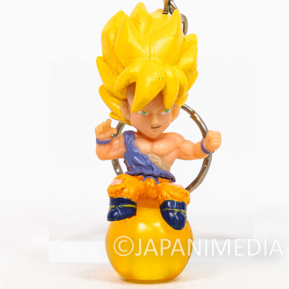 Dragon Ball Z Super Saiyan Gokou Chara Petit Figure Key Chain JAPAN ANIME MANGA 3 Japanimedia Store FRONT