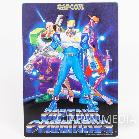 Retro RARE! Captain Commando Paper Pencil Board Pad Shitajiki Capcom GAME Japanimedia Store FRONT