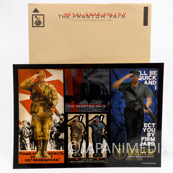 Metal Gear Solid V Sticker Sheet HK-MGSV-H4 Japanimedia Store FRONT