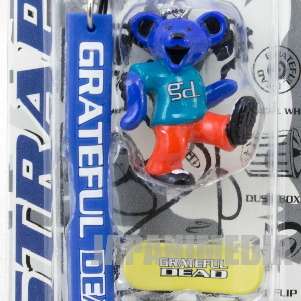 Grateful Dead Bear Mascot Figure Mobile Strap GD Riders No Hibernation JAPAN Japanimedia Store FRONT
