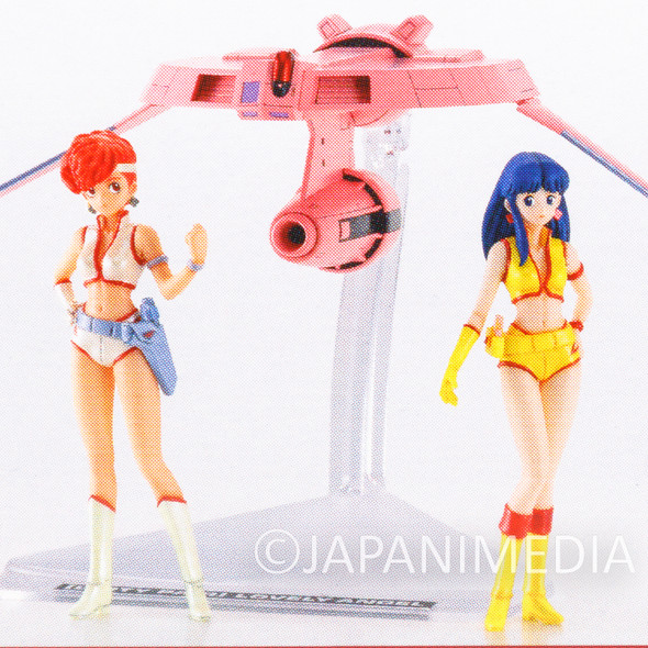 Dirty Pair YURI & KEI (1/20) w/ Lovery Angel (1/300) Plastic Model Kit Japanimedia Store FRONT