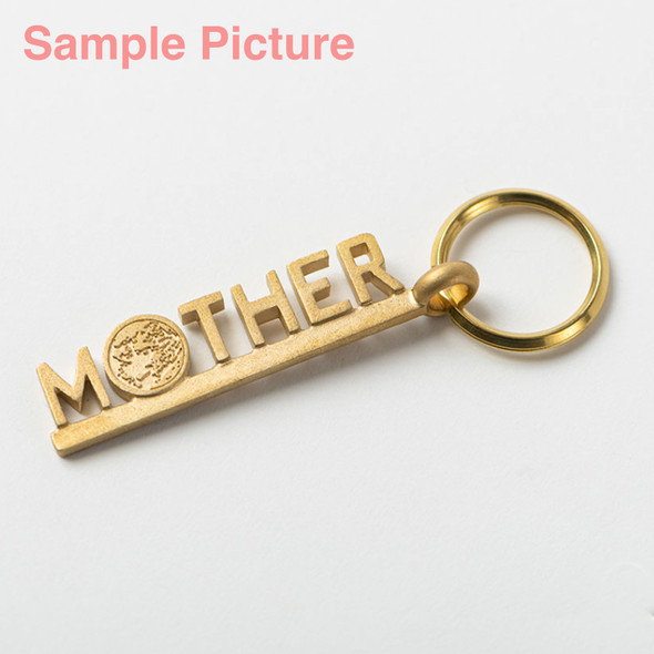 MOTHER Logo Brass Key Ring / Earthbound NINTENDO Japanimedia Store FRONT
