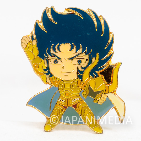 Saint Seiya Gold Saint Capricorn Shura Metal Pins JAPAN ANIME MANGA Japanimedia Store FRONT