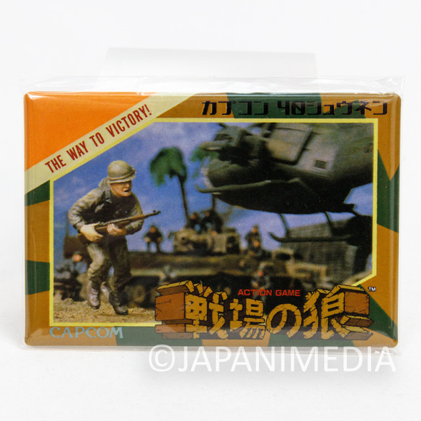 Commando Famcom Jacket Type Badge Pins Capcom Japanimedia Store FRONT