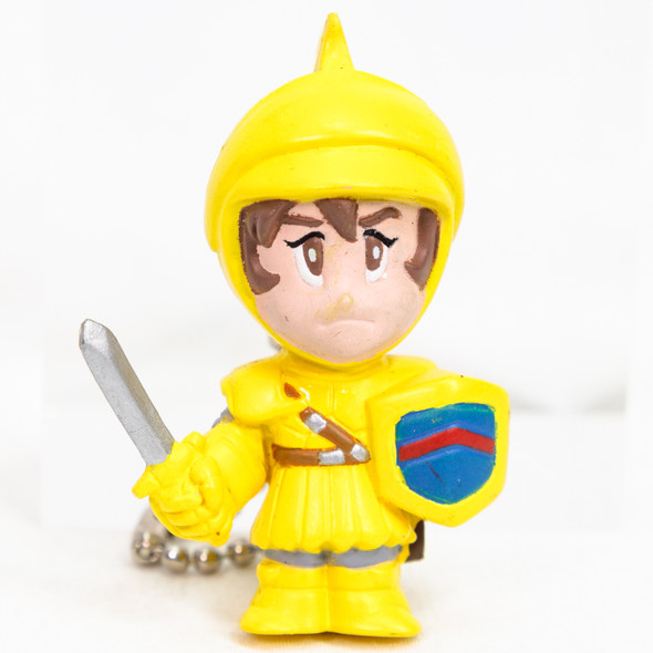 Retro RARE! Tower of Druaga Gilgamesh Gil Figure Ballchain Japanimedia Store FRONT