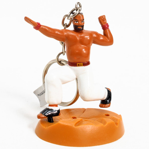 Retro RARE! Virtua Fighter Jeffry McWild Figure Keychain SEGA JAPAN GAME Japanimedia Store FRONT