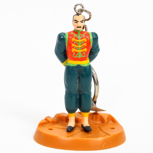 Retro RARE! Virtua Fighter Lau Chan Figure Keychain SEGA JAPAN GAME Japanimedia Store FRONT