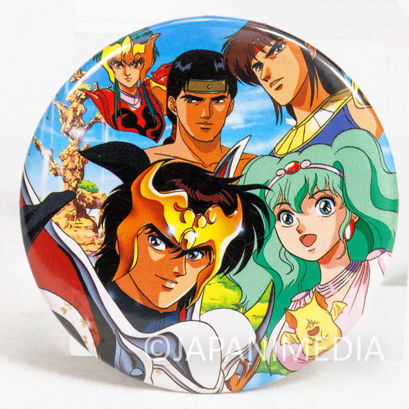 Retro RARE! Legend of Heavenly Sphere Shurato Can Badge Pins JAPAN ANIME Japanimedia Store FRONT
