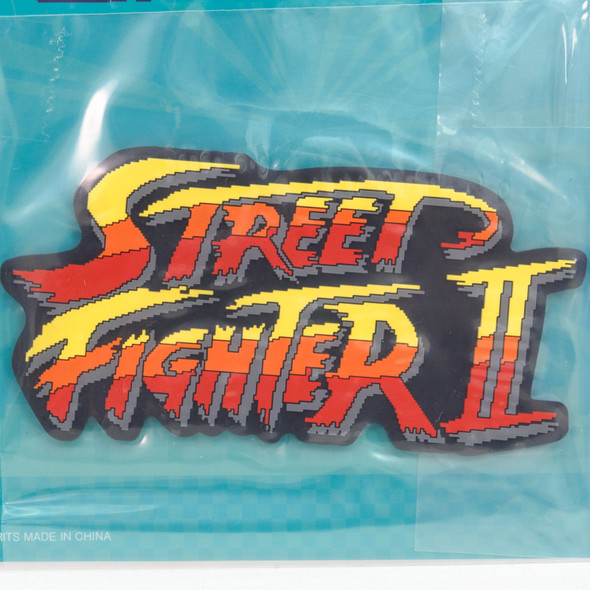 Street Fighter "Title Logo" Rubber Coaster BANDAI Japanimedia Store FRONT
