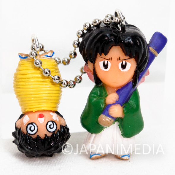 Rurouni Kenshin Kaoru & Yahiko Figure Ballchain JAPAN ANIME MANGA Japanimedia Store FRONT