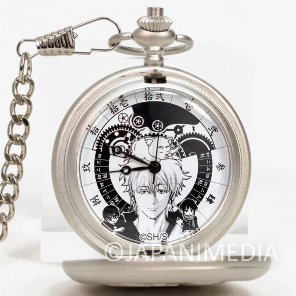 Retro RARE! Gintama Gintoki Sakata Pocket Watch SHONEN JUMP GOGO Japanimedia Store FRONT