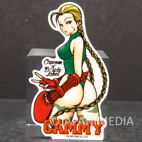 Street Fighter II Cammy Sticker #1 B-Side Label x Capcom Japanimedia Store FRONT