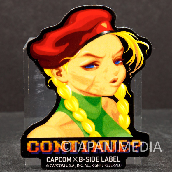 Street Fighter II Cammy Sticker #2 B-Side Label x Capcom Japanimedia Store FRONT