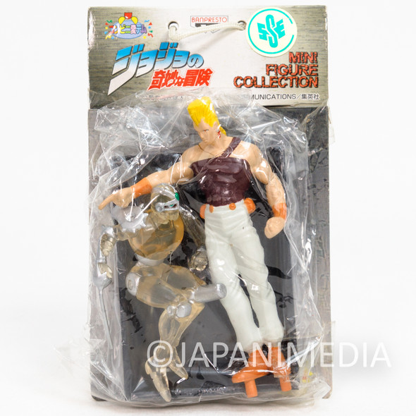 Retro RARE! JoJo's Bizarre Adventure POLNAREFF with Silver Chariot Mini Figure BANPRESTO Japanimedia Store FRONT