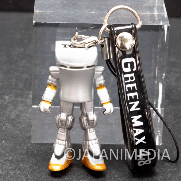 RARE! TOTO Green Max 4.8 Toilet bowl Silver Mascot Figure Strap JAPAN ANIME Japanimedia Store FRONT