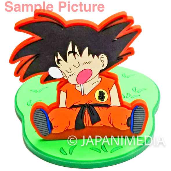 Dragon Ball Gokou Boy Sleeping Rubber Coaster BANDAI Japanimedia Store FRONT