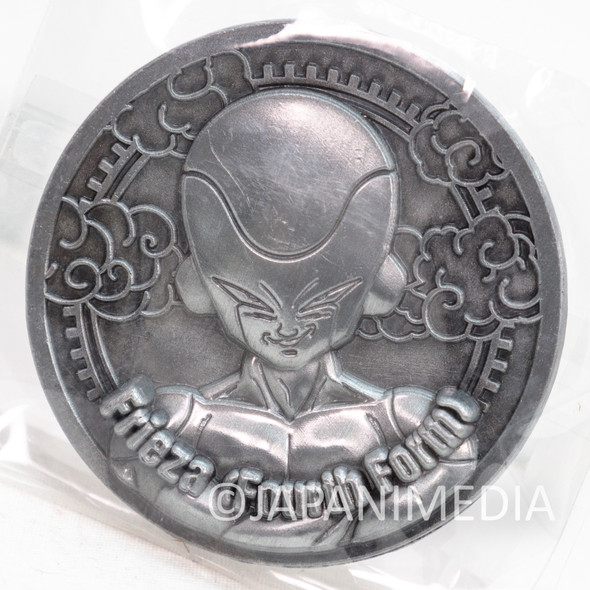 Dragon Ball Z Freeza Final Form Zinc Alloy Medal (Silver color) Japanimedia Store FRONT
