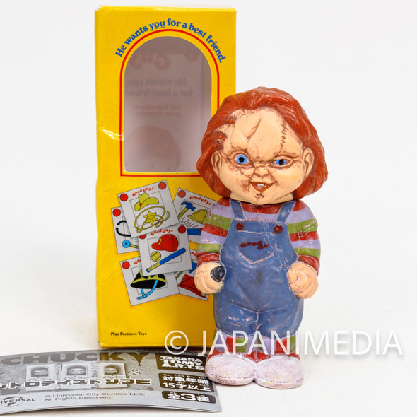 Child's Play CHUCKY Good Guy Mini Soft Vinyl Figure #3 TAKARA TOMY Japanimedia Store FRONT