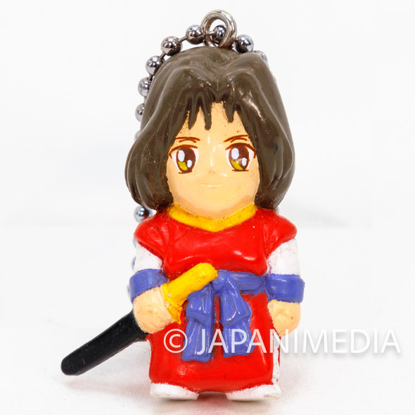 Retro RARE!! Fushigi Yugi Hotohori Figure Ballchain 2 Japanimedia Store FRONT