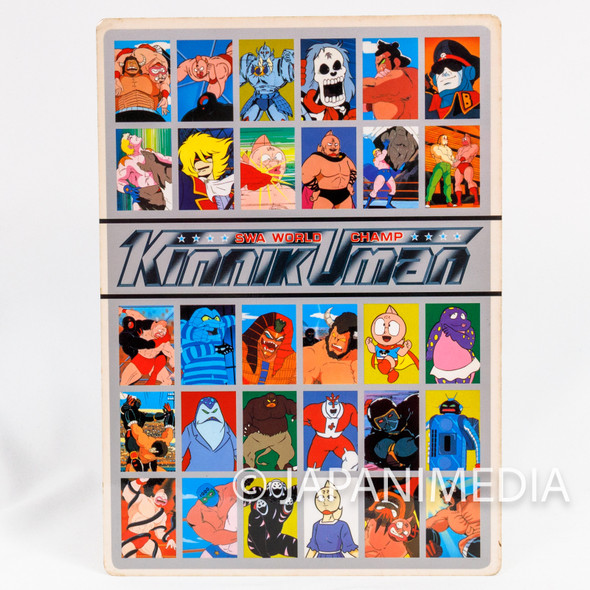 Retro Kinnikuman Picture Pencil Board Pad Shitajiki #2 ULTIMATE MUSCLE Japanimedia Store FRONT